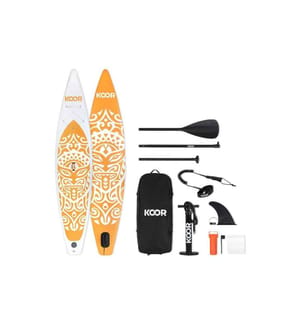 KOOR - Planche de SUP Moolaka Touring 11`6 (353 cm) Set Arancia