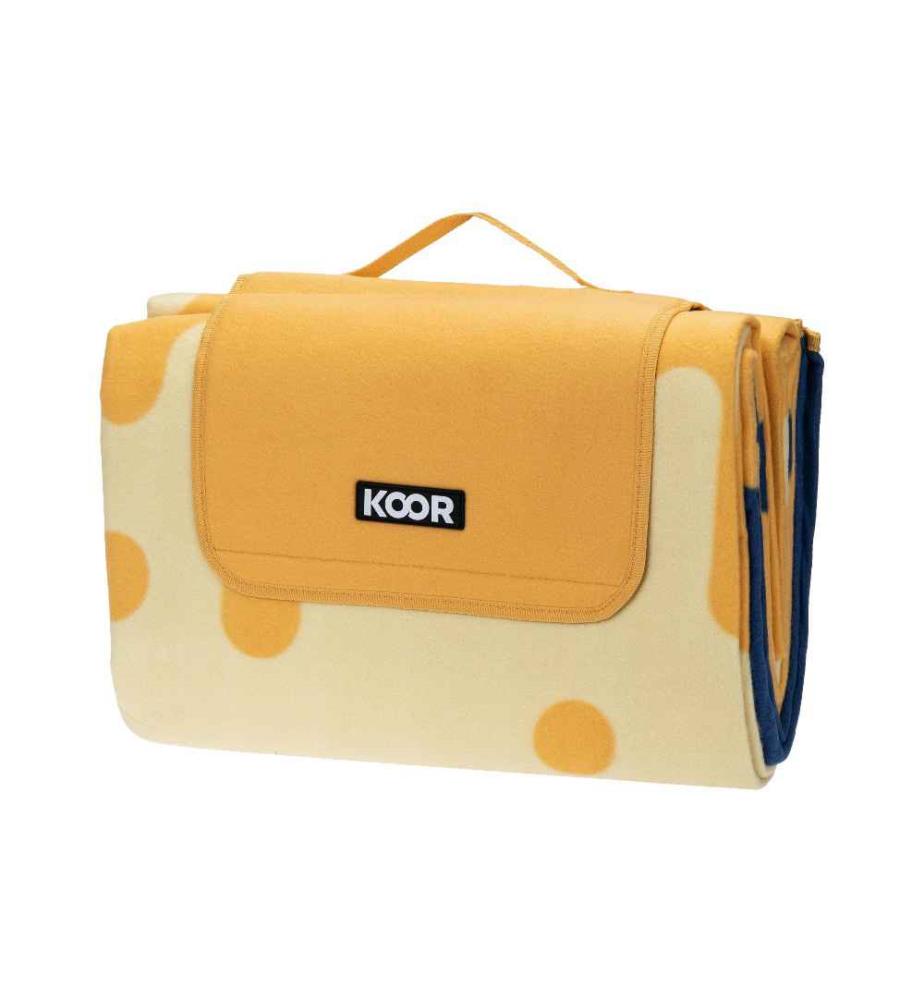 KOOR - Picknickdecke Gelato-Arancia 200 x 200 cm
