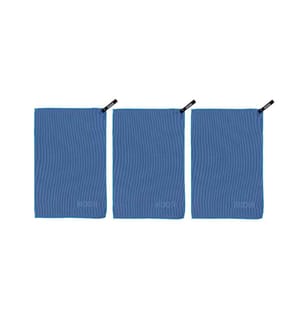 KOOR - Serviette Silva Onda Blu paquet de 3 S 35 x 55 cm