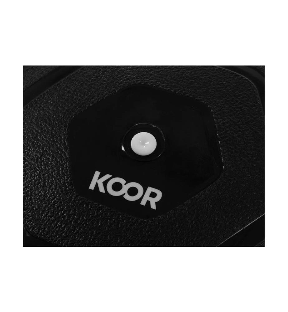KOOR - Gymnastikball 75 cm, Schwarz