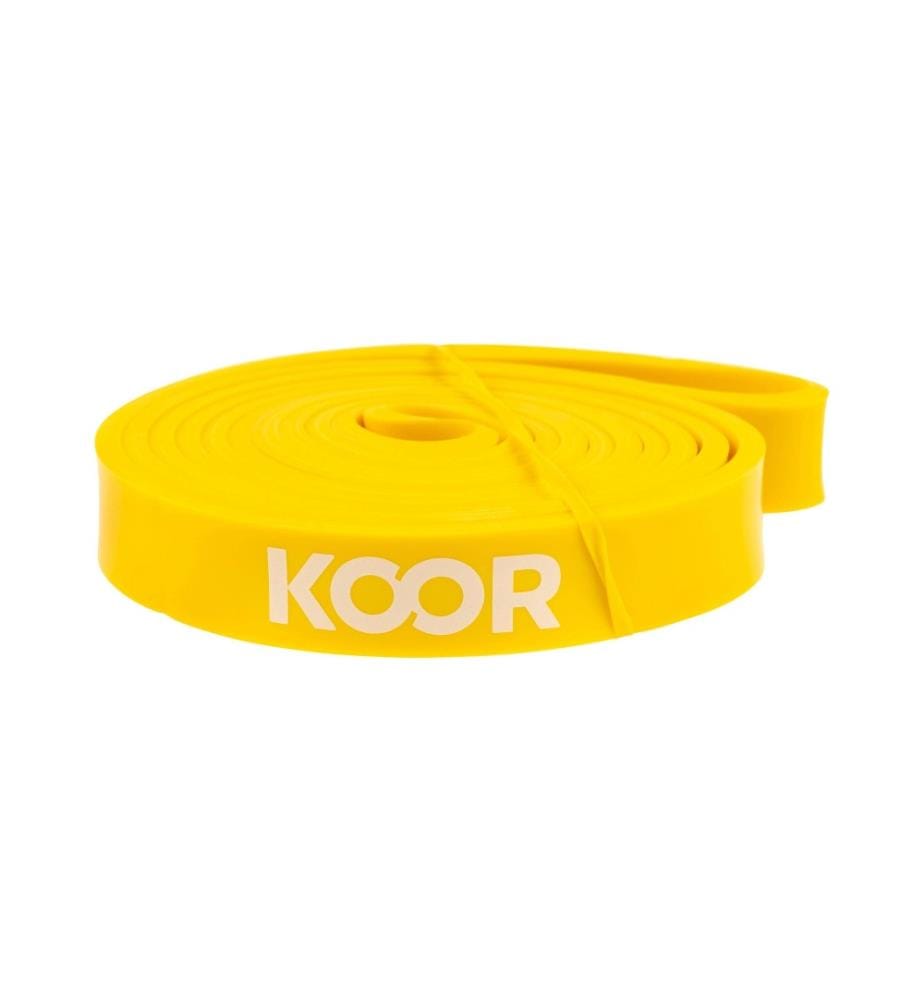 KOOR - Bande élastique de musculation léger, jaune