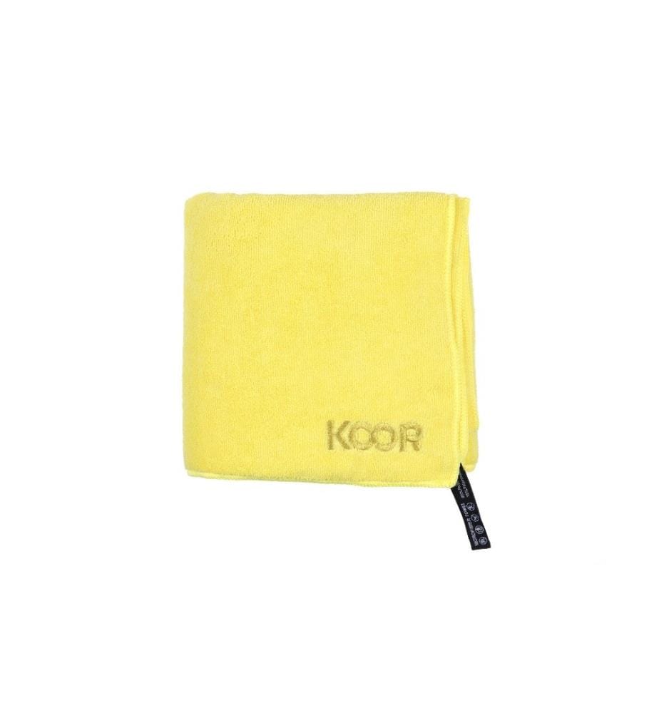KOOR - Serviette de bain Soft Giallo L,70 x 130 cm