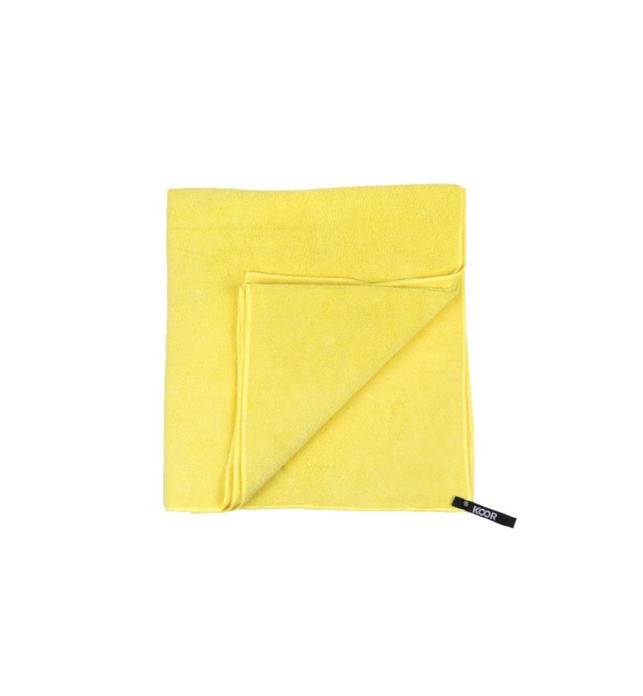 KOOR - Serviette de bain Soft Giallo XL,100 x 180 cm