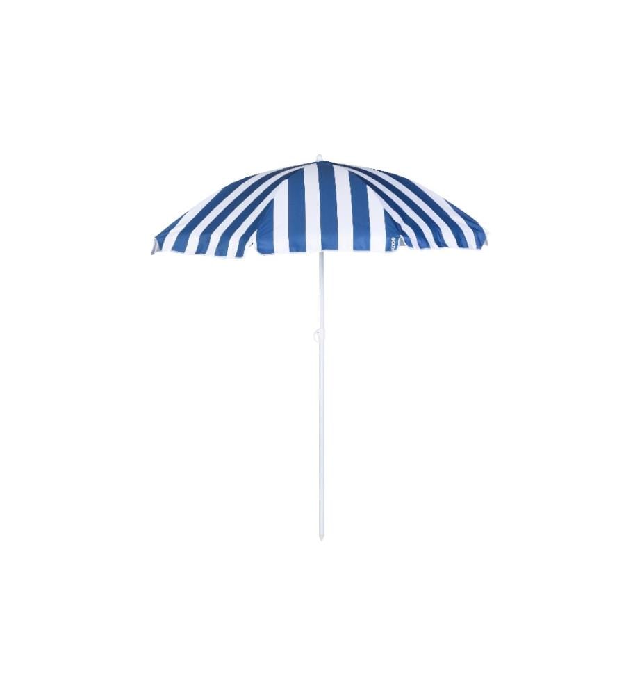 KOOR - Parasol Marino Ø 150 cm, bleu/blanc