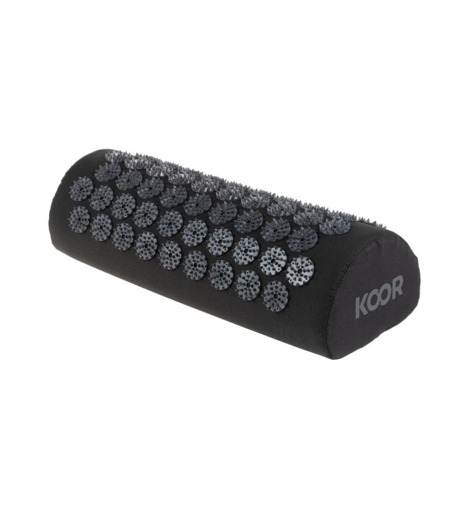 KOOR - Tapis d'acupression avec coussin Noir