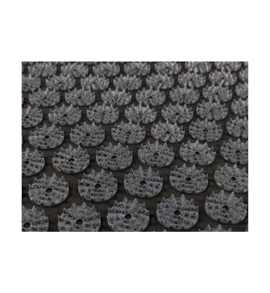 KOOR - Tapis d'acupression avec coussin Noir