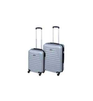 KOOR - Valise Lot de 2, gris argenté