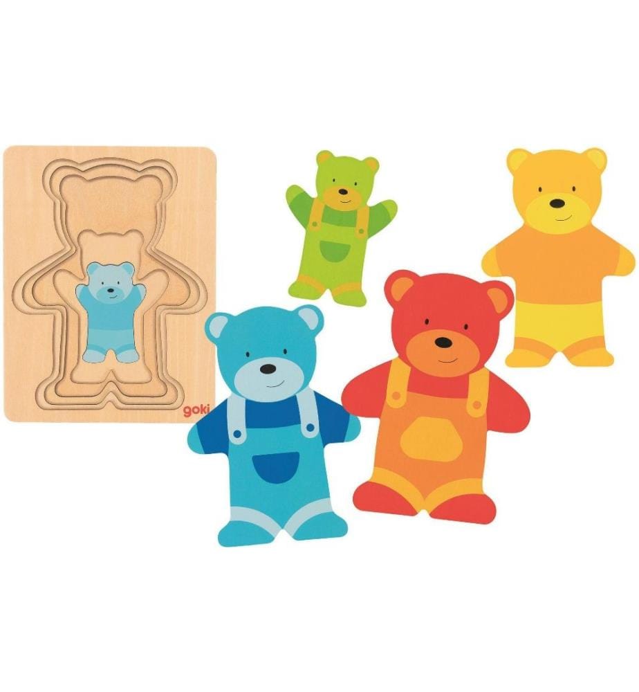 GOKI - Kleinkinder Puzzle Bär