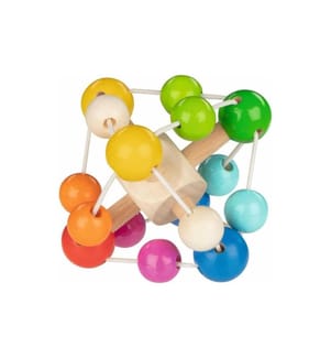 GOKI - Hochet silencieux Ellipsoïde arc-en-ciel