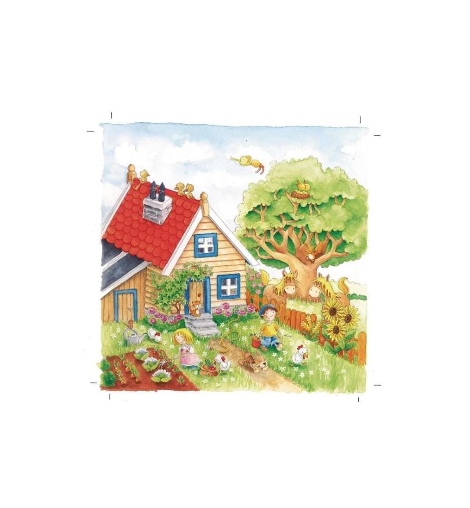 GOKI - Puzzle Schichtenpuzzle Jahreszeiten
