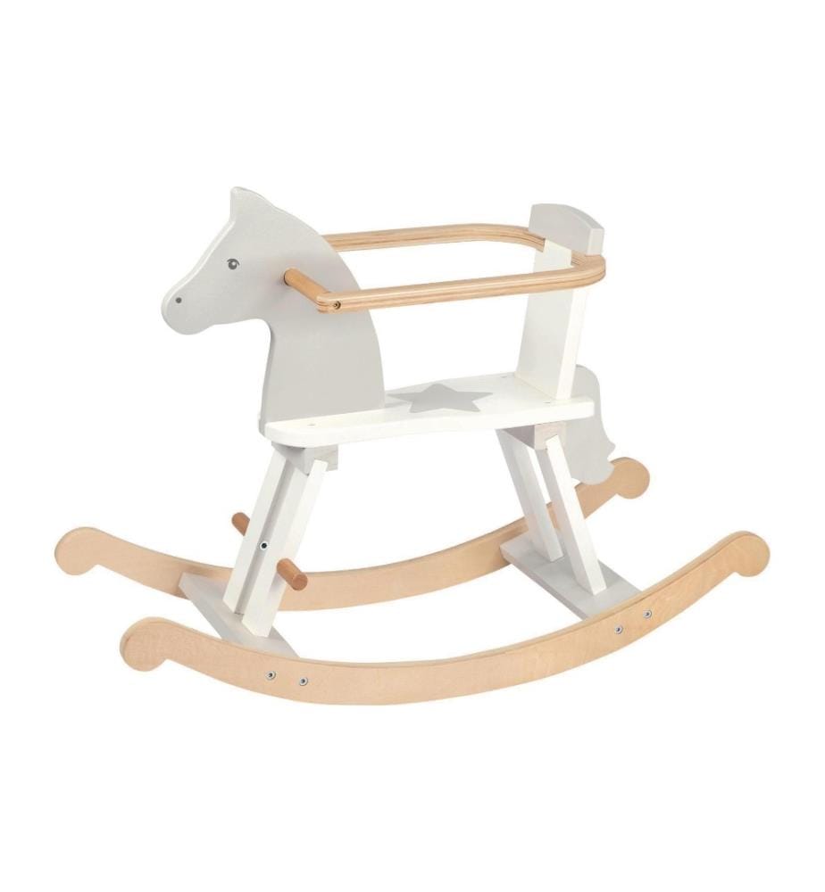 GOKI - Cheval à bascule Nature/Blanc