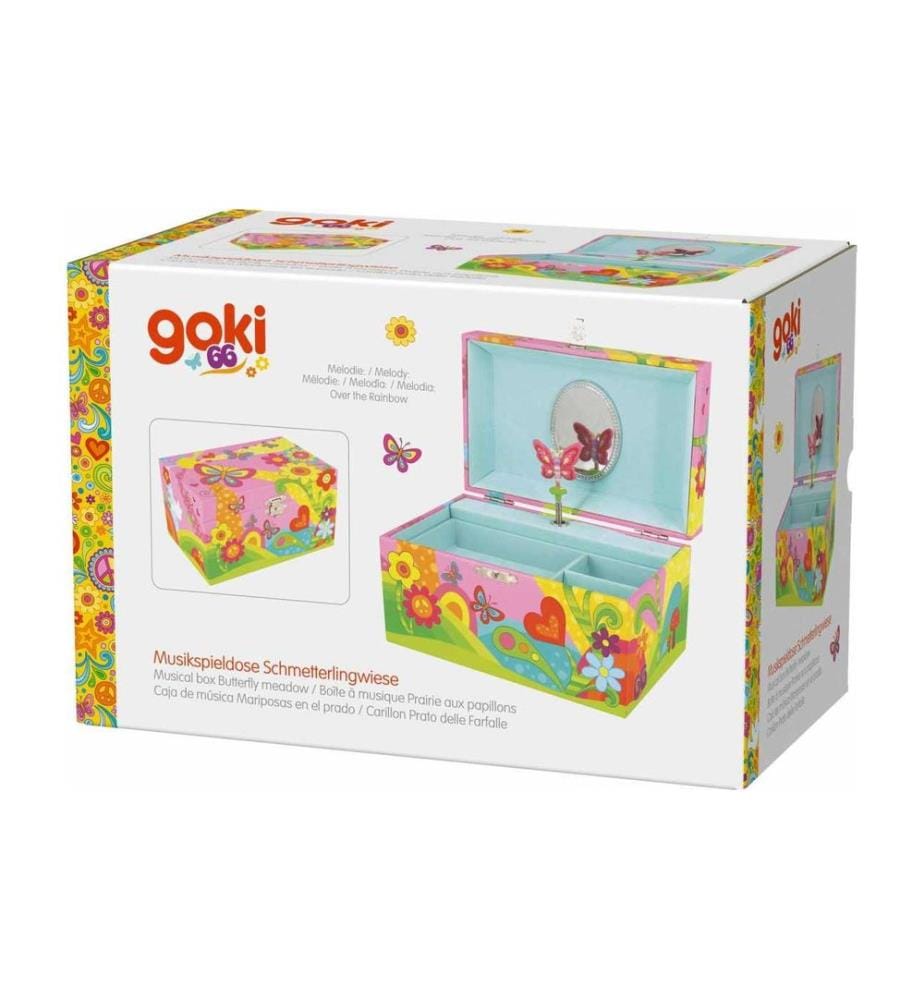 GOKI - Boîte à musique Prairie aux papillons Mélodie: Over the Rainbow
