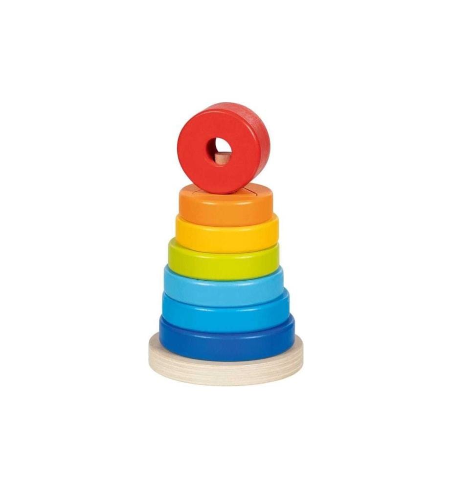 GOKI - Tour d'empilage de formes 15 x 9 cm