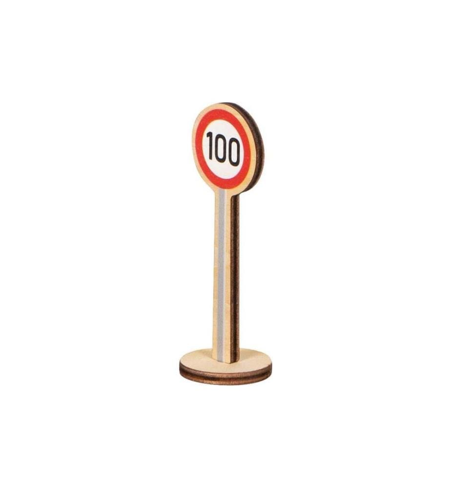 GOKI - Spielset Mein grosses Verkehrszeichen-Set 40-teilig