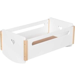 GOKI - Puppenzubehör Puppenwiege Herz 52.2 x 28.7 x 22 cm