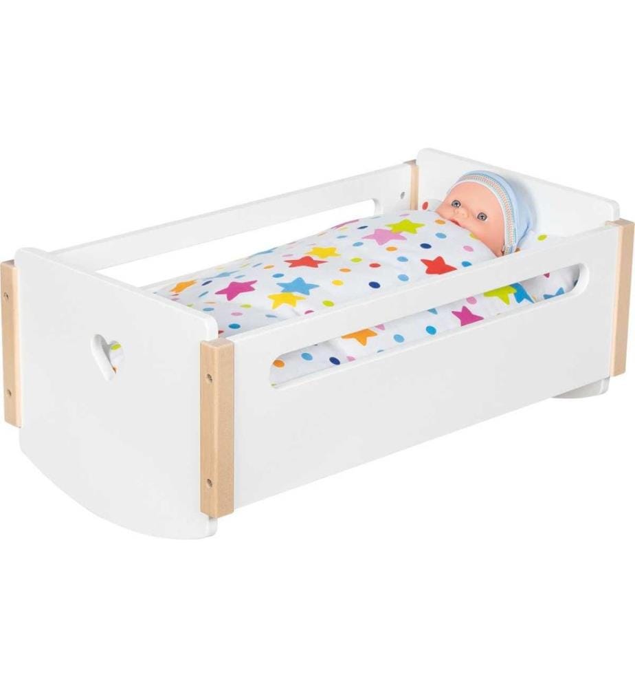 GOKI - Puppenzubehör Puppenwiege Herz 52.2 x 28.7 x 22 cm