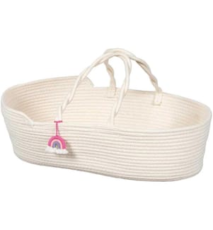 GOKI - Puppenzubehör Tragekorb mit Anhänger 51 x 30 x 17.5 cm