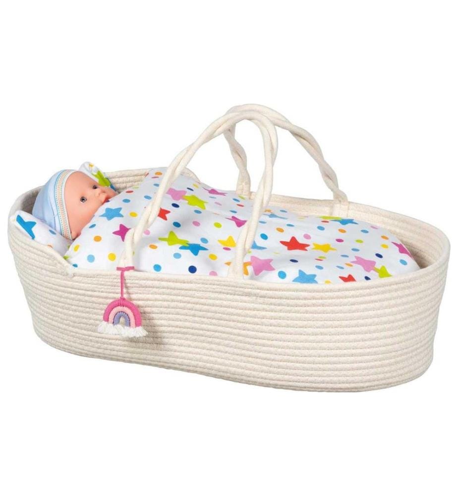 GOKI - Accessoires pour poupées Panier de transport avec pendentif 51 x 30 x 17.5 cm