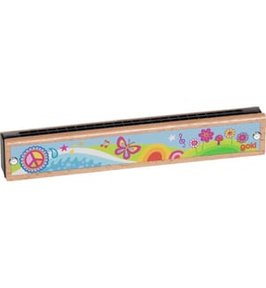 GOKI - Mundharmonika Flower Power, 24 Töne