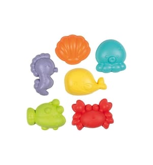 GOKI - Sandspielzeug Sandförmchen, 6-fach Assortiert