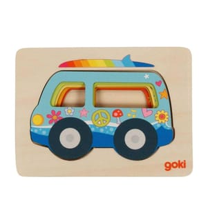 GOKI - Puzzle à couches Van 15 x 11 x 1.7 cm