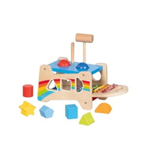 GOKI - Banc à marteaux avec xylophone et fonction de tri Bois 21.5 x 13.8 cm