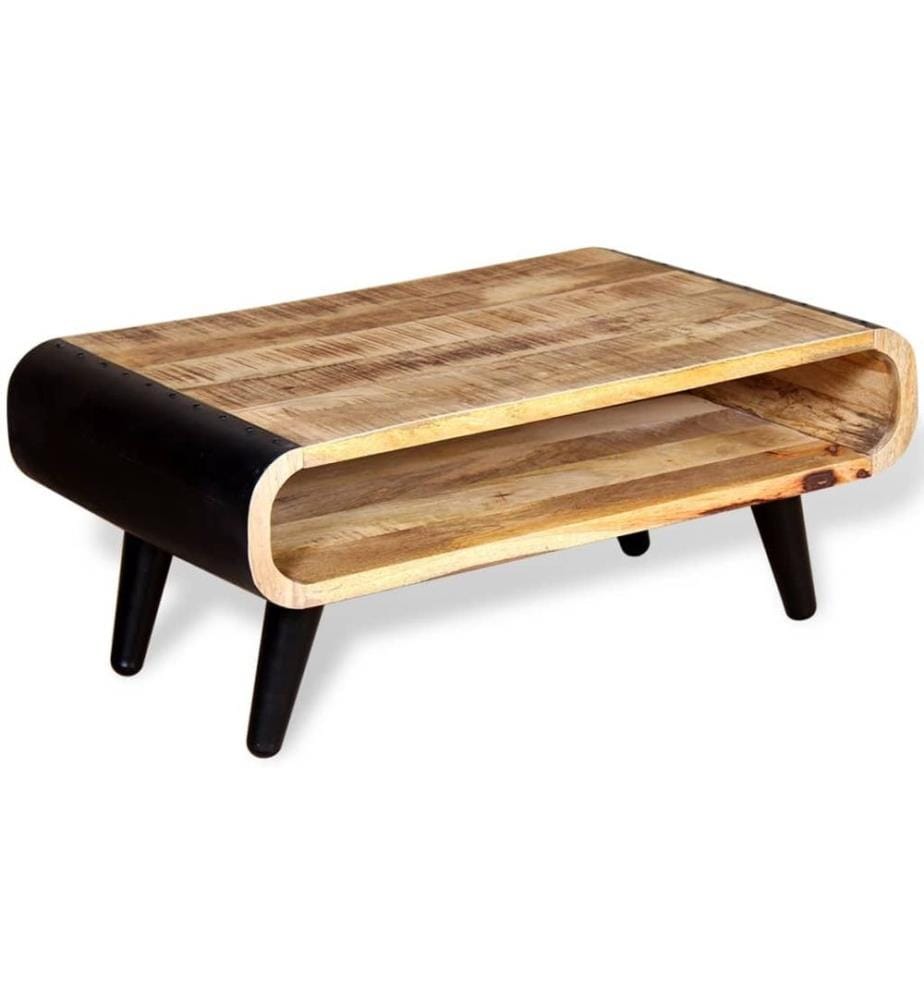 Couchtisch Raues Mangoholz 90 x 55 x 39 cm