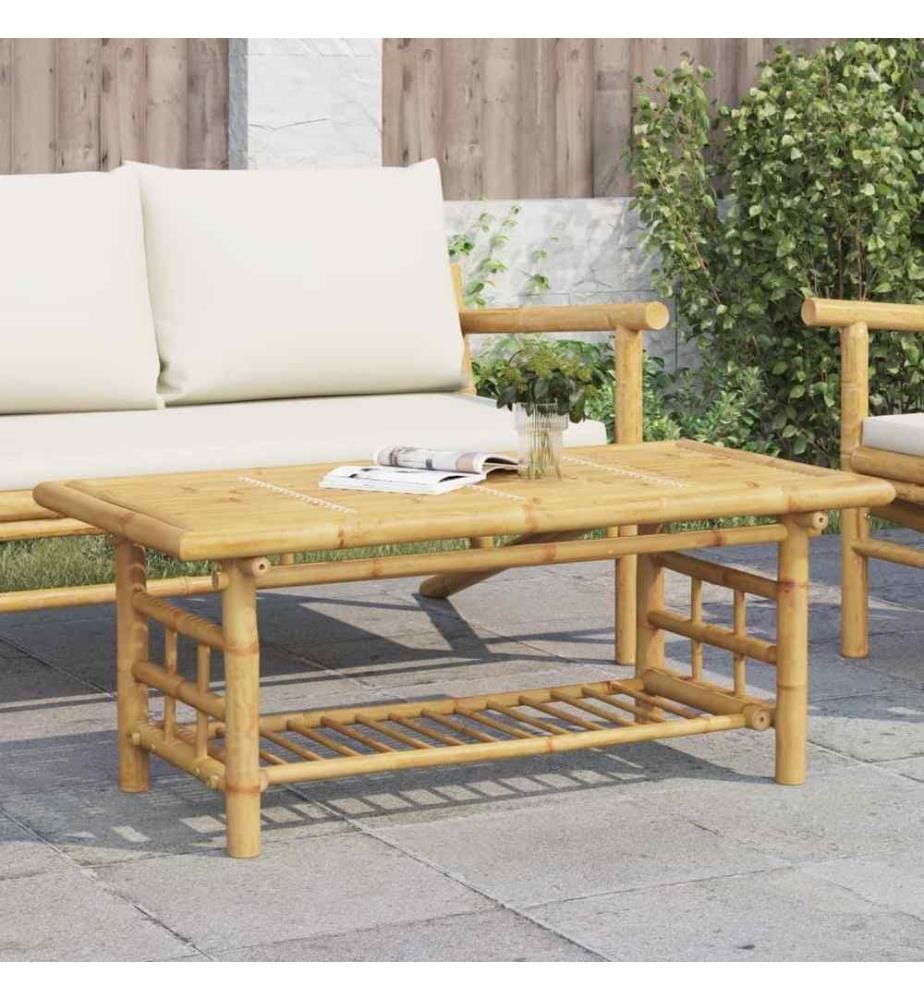 Table basse 110x55x45 cm bambou