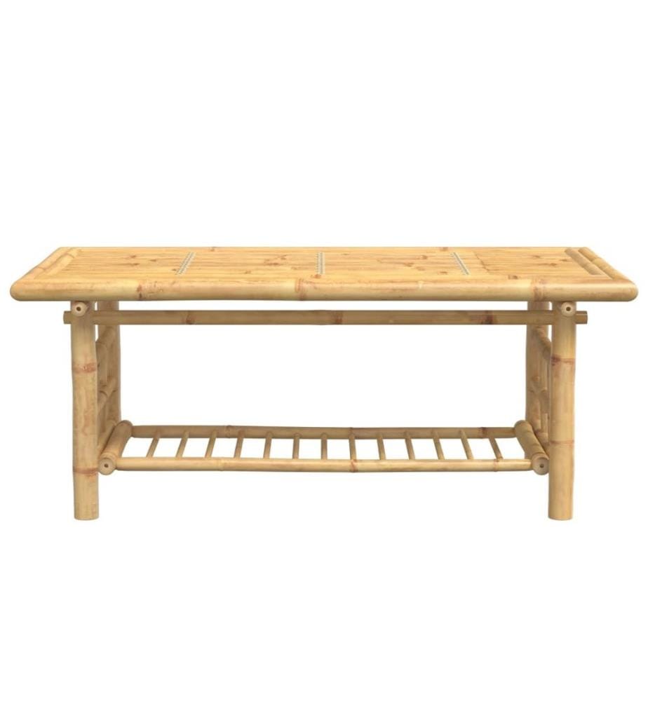 Table basse 110x55x45 cm bambou
