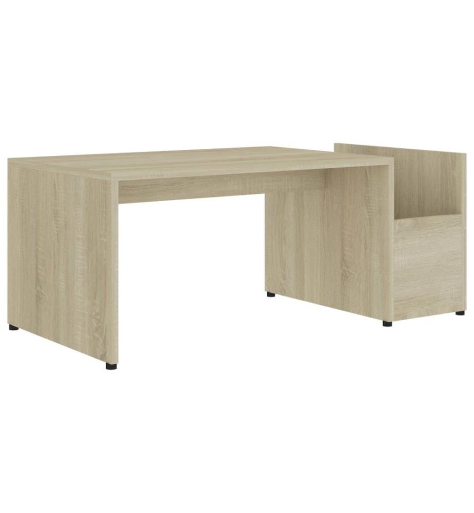 Table basse Chêne sonoma 90x45x35 cm bois d'ingénierie