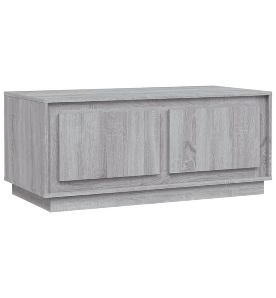 Couchtisch Grau Sonoma 102x50x44 cm Holzwerkstoff