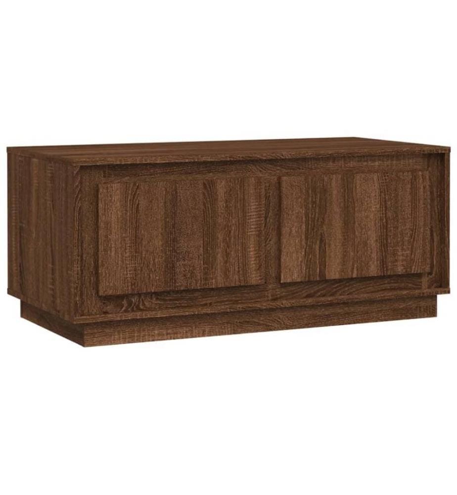 Couchtisch Braun Eichen-Optik 102x50x44 cm Holzwerkstoff