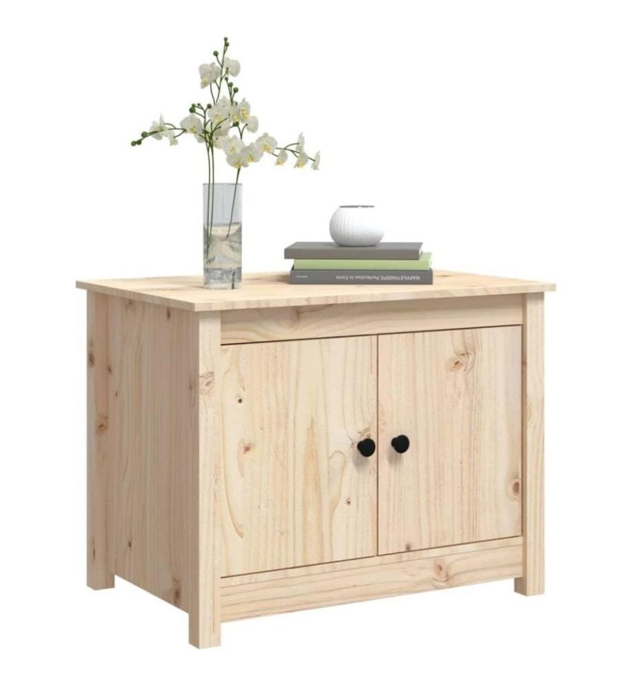 Couchtisch 71x49x55 cm Massivholz Kiefer