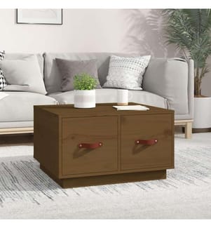 Couchtisch Honigbraun 60x53x35 cm Massivholz Kiefer