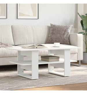 Couchtisch Weiss 102x55x42 cm Holzwerkstoff