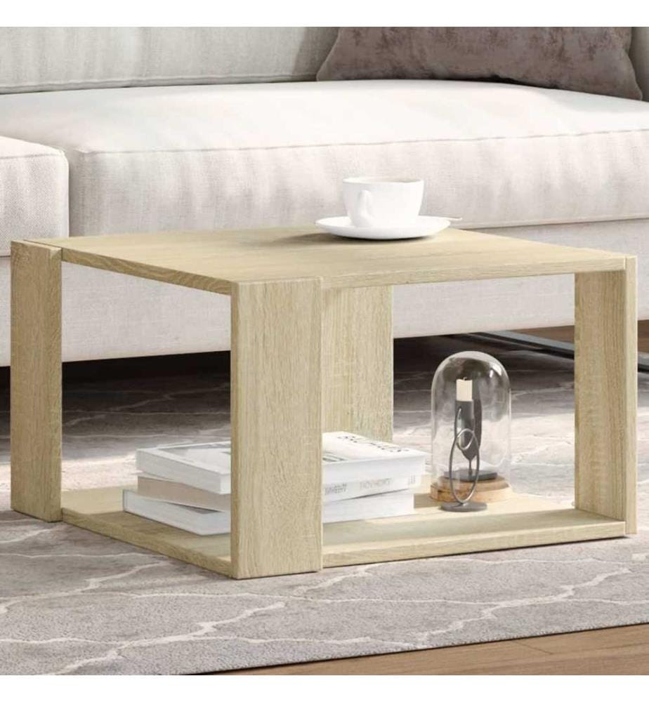 Couchtisch Sonoma-Eiche 51,5x51,5x30 cm Holzwerkstoff