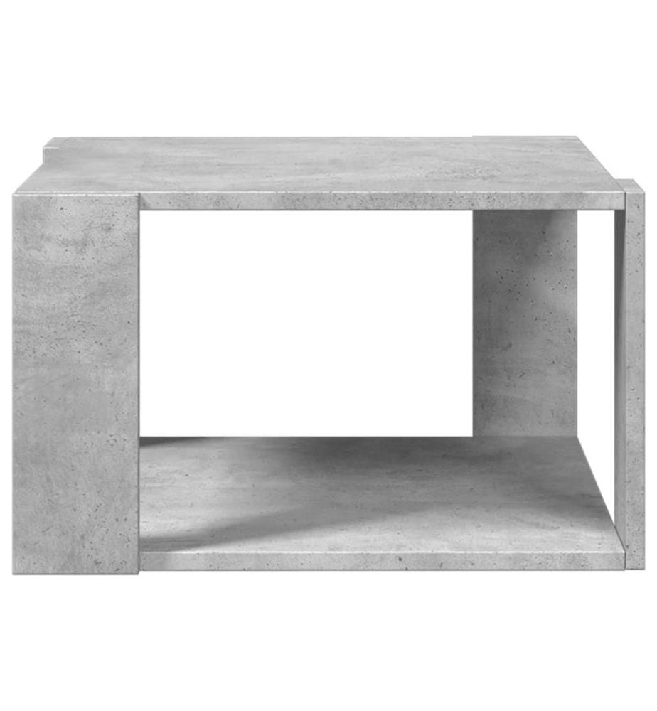 Couchtisch Betongrau 51,5x51,5x30 cm Holzwerkstoff