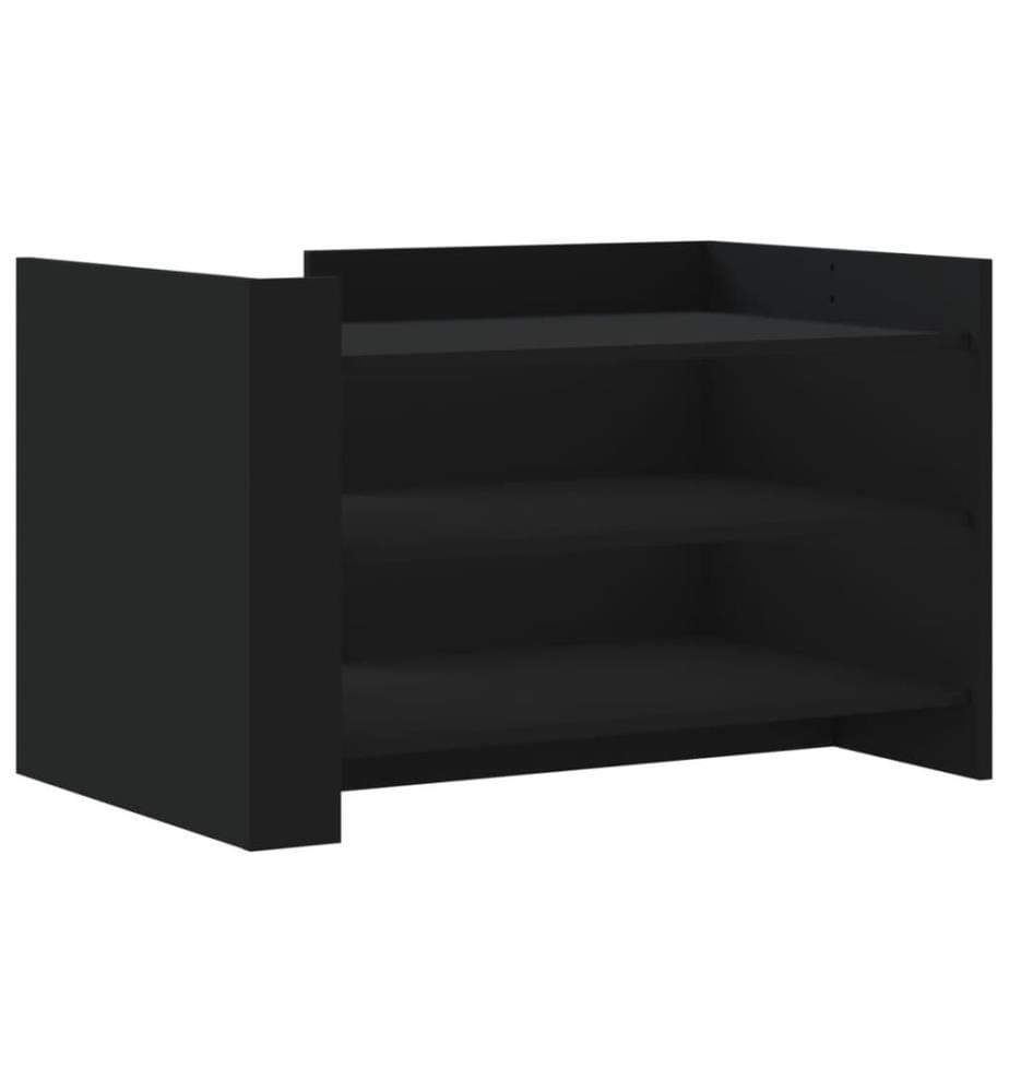 Couchtisch Schwarz 80x50x50 cm Holzwerkstoff