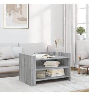 Couchtisch Grau Sonoma 80x50x50 cm Holzwerkstoff
