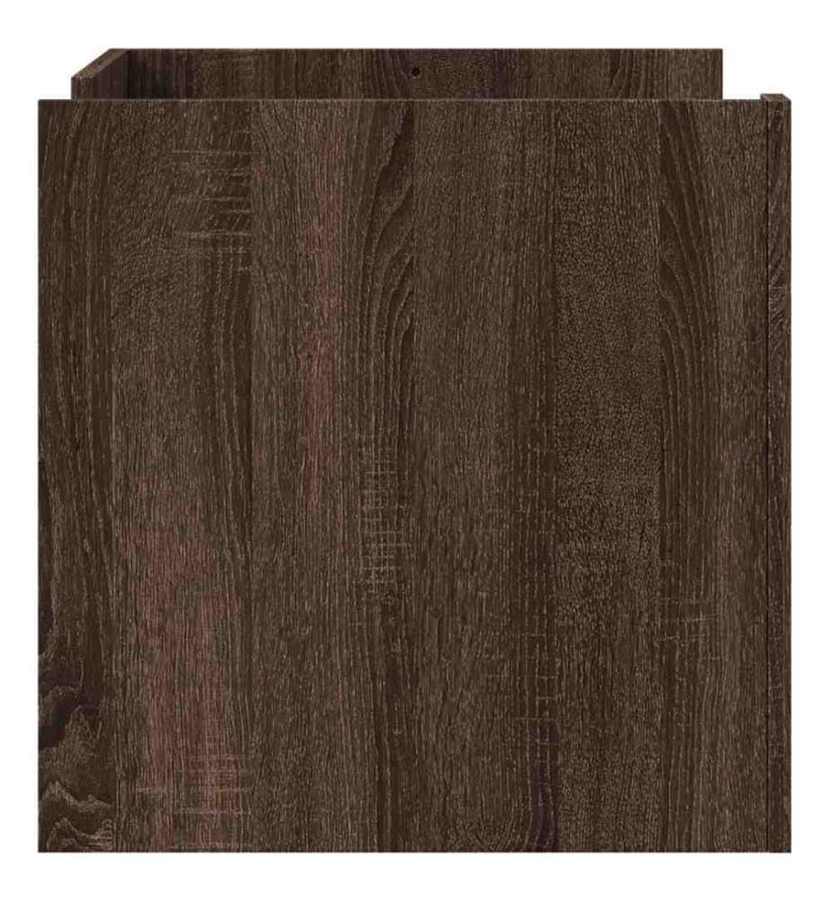 Table basse chêne marron 80x50x50 cm Bois d'ingénierie