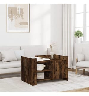 Couchtisch Räuchereiche 80x50x50 cm Holzwerkstoff