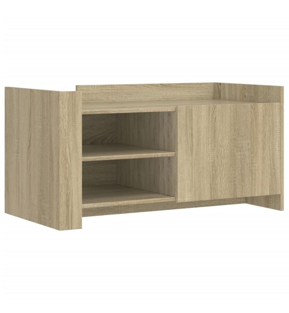 Couchtisch Sonoma-Eiche 100x50x50 cm Holzwerkstoff