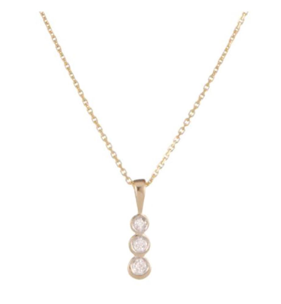 Pendentif Mini Trilogy - Doré
