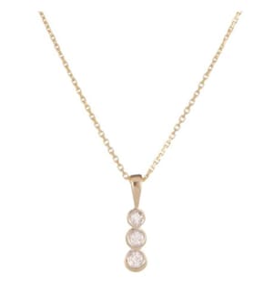 Pendentif Mini Trilogy - Doré