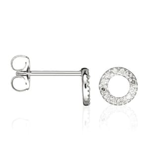Boucles d'Oreilles Simplicité - Argenté
