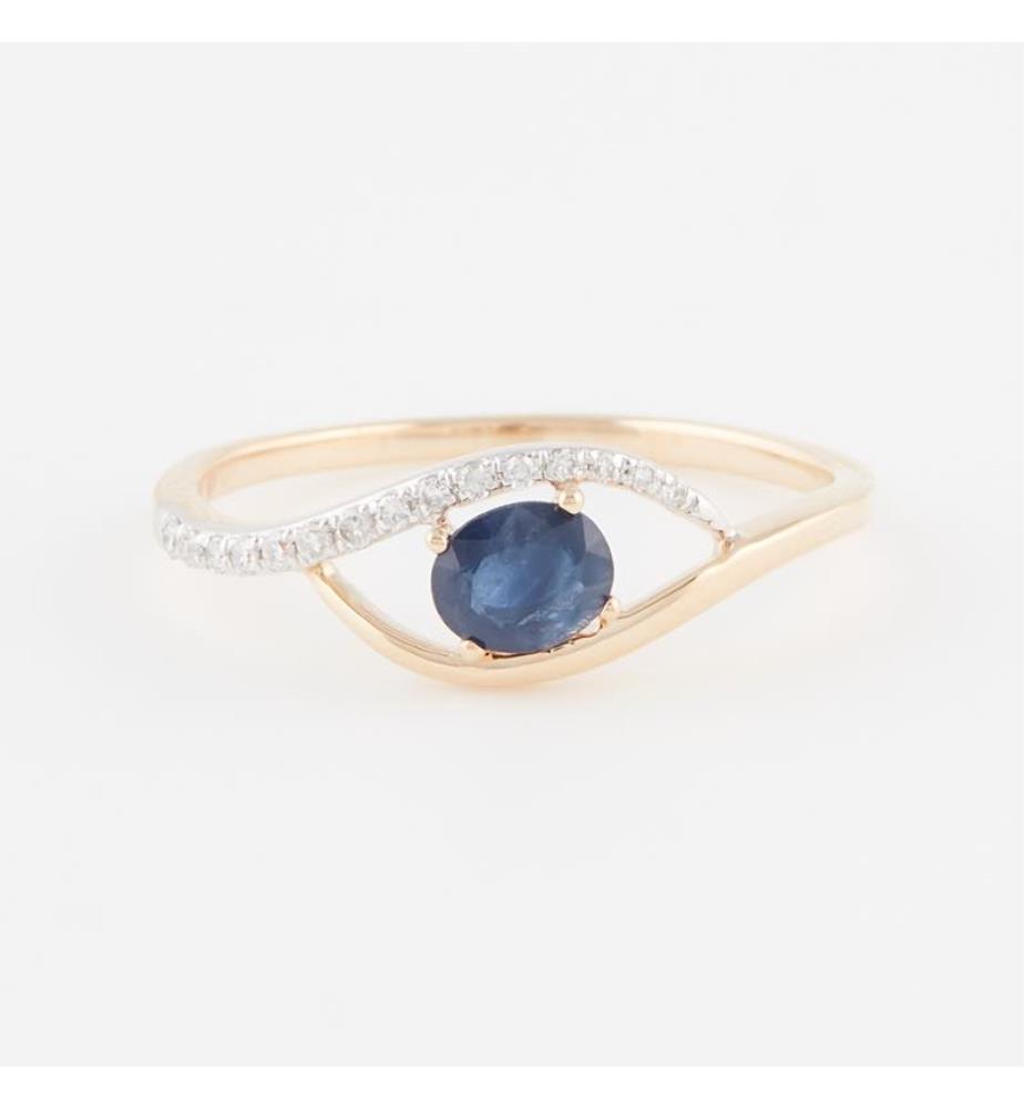 Bague Magie Saphirique - Or Jaune 375/1000
