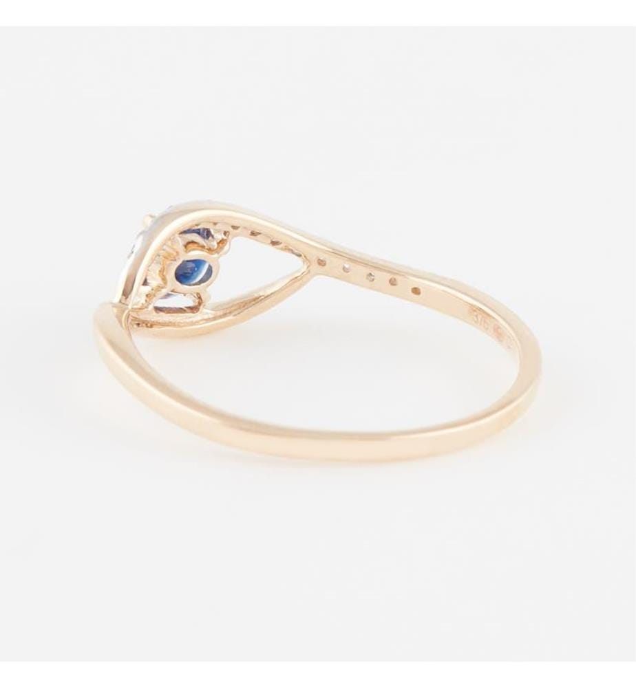Bague Magie Saphirique - Or Jaune 375/1000