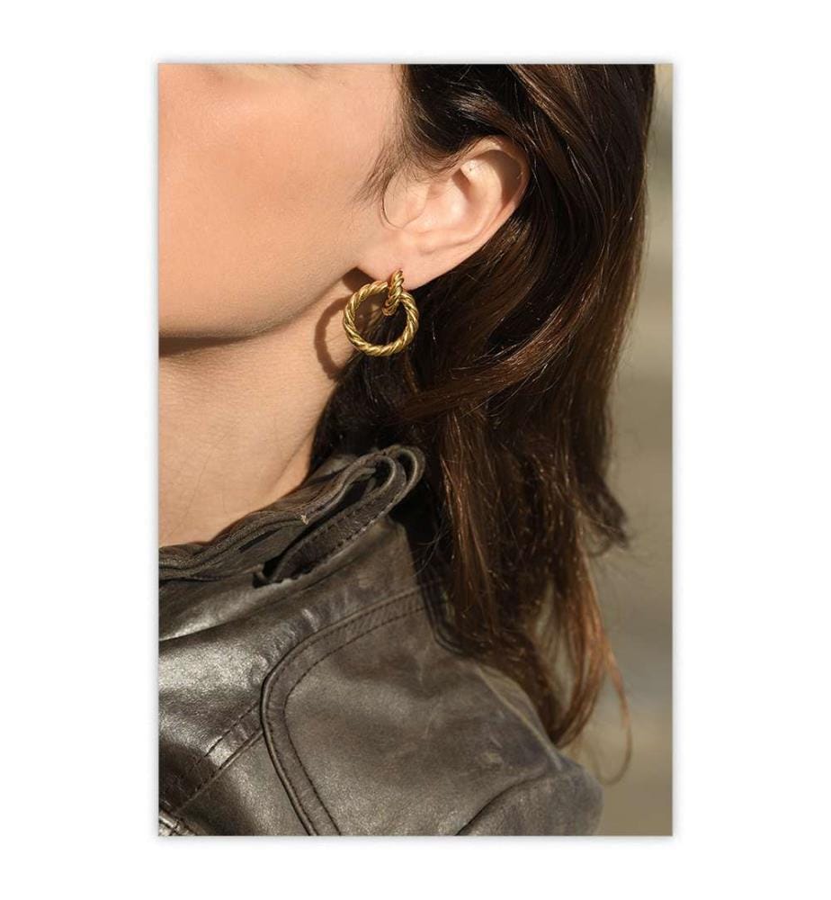 Boucles d'Oreilles Myriam - Doré