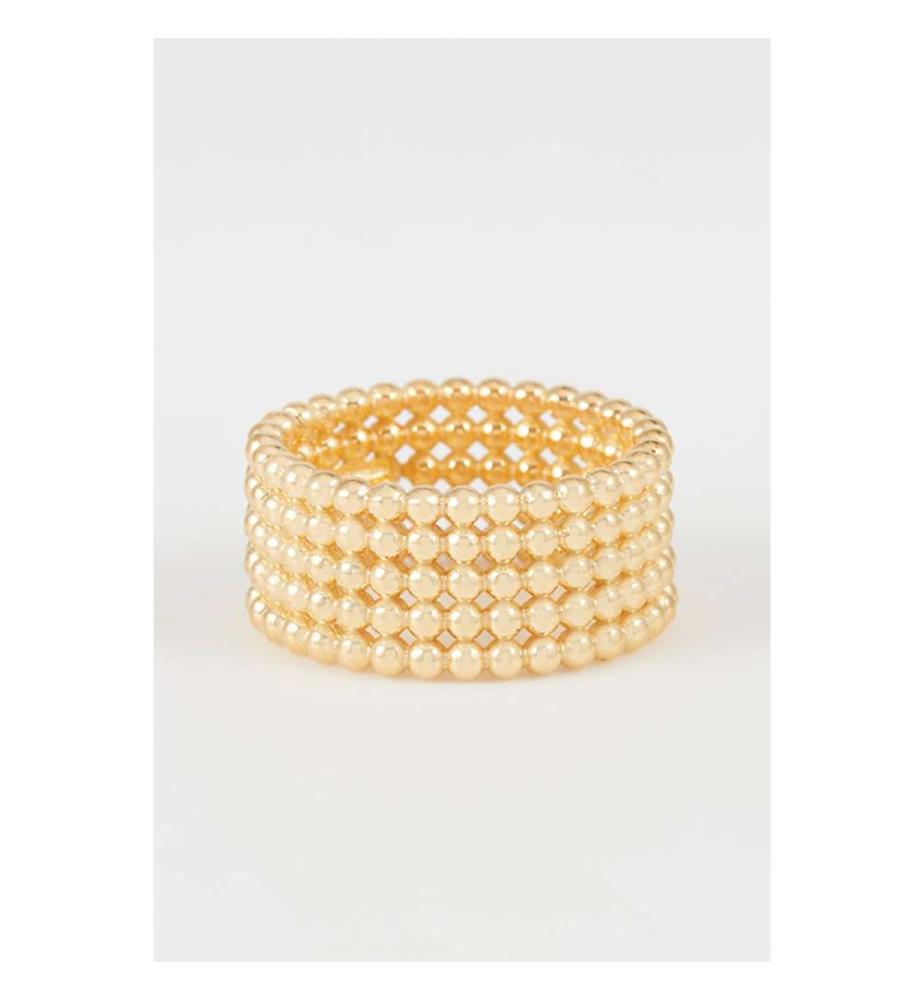 Bague Rana, Argent 925/1000 - Doré