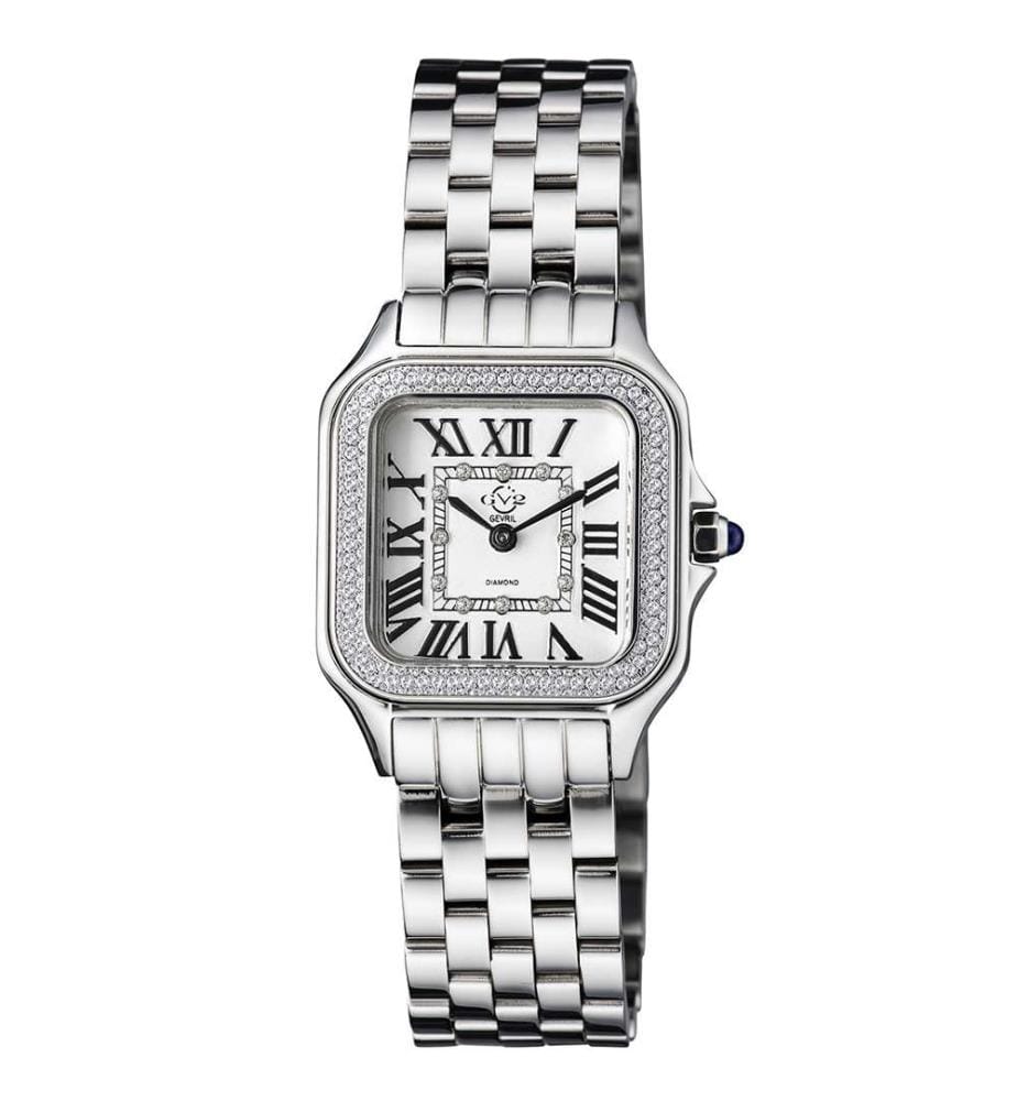 Montre à Quartz Milan avec bracelet en Acier Inoxydable - Argent